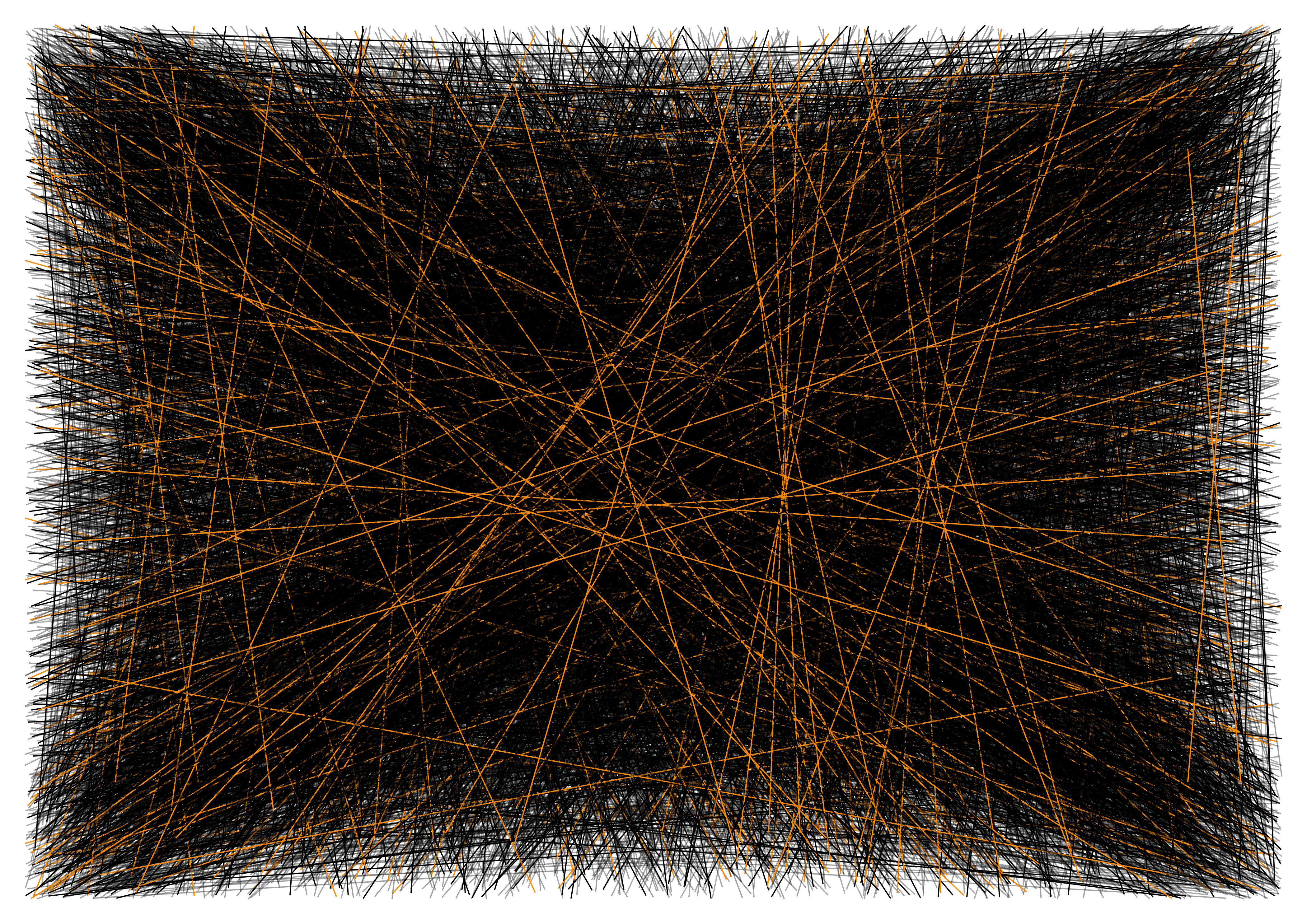 Philip Bradshaw, 6230 lines, blacks plus Darkorange 2, 2025